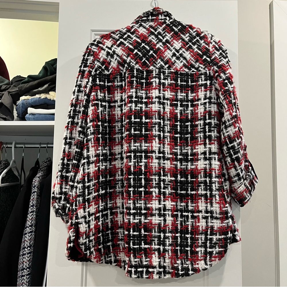 Zara checkered shacket - Picture 2 of 7